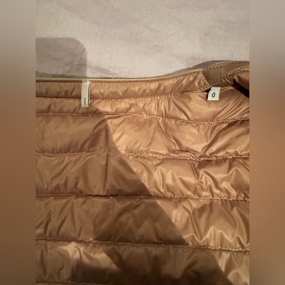 Moncler Pink Quilted Leather Down Jacket Size 0, Like New - Picture 8 of 11